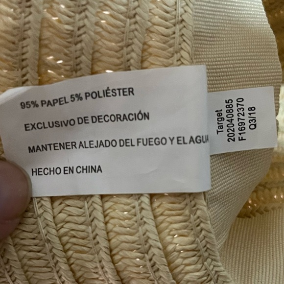 Target Straw Sun Hat with “Fun in the Sun” Embroidery – Women’s Wide Brim - Picture 5 of 14